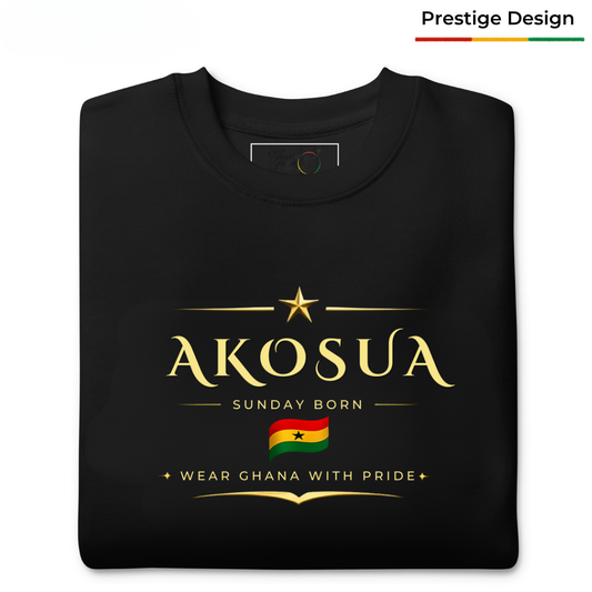 Ghana Premium Sweatshirt 👑 – Unisex Premium Sweatshirt