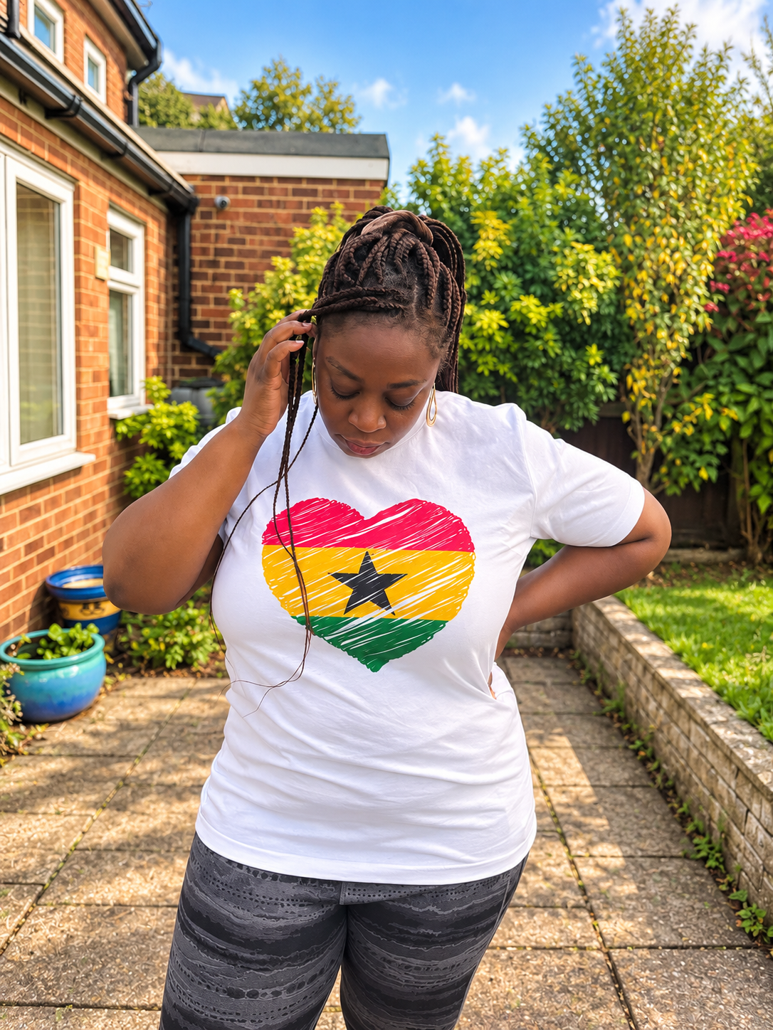 Ghana Heart Unisex Tee ❤️