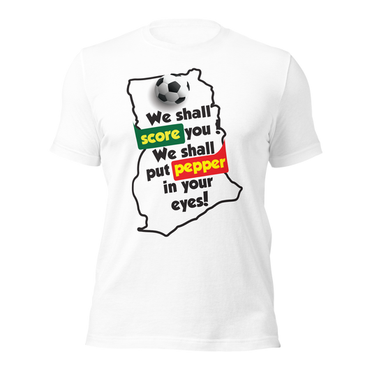 WE SHALL SCORE (PEPPER EDITION) – UNISEX T-SHIRT