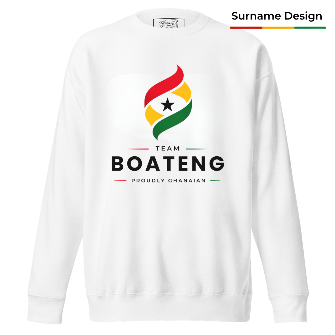 Ghana Team Sweatshirt 🏆 – Unisex Premium Sweatshirt