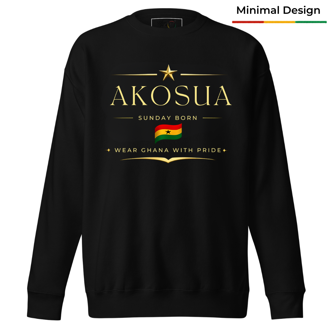 Ghana Premium Sweatshirt 👑 – Unisex Premium Sweatshirt
