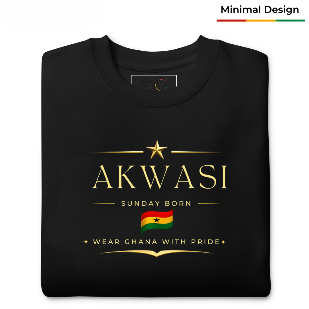 Ghana Premium Sweatshirt 👑 – Unisex Premium Sweatshirt