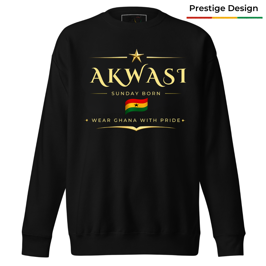 Ghana Premium Sweatshirt 👑 – Unisex Premium Sweatshirt
