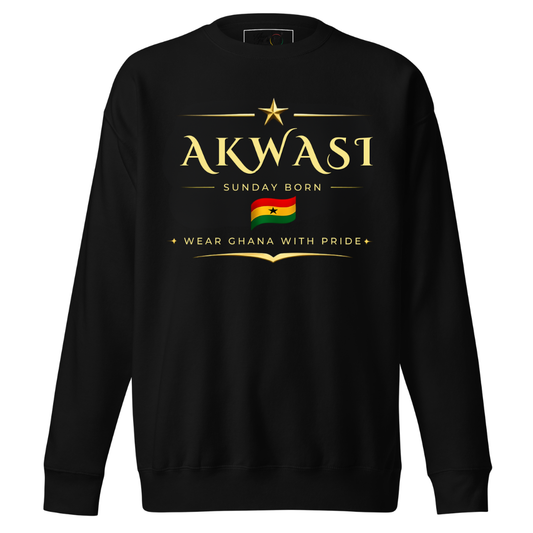 Ghana Premium Sweatshirt 👑 – Unisex Premium Sweatshirt