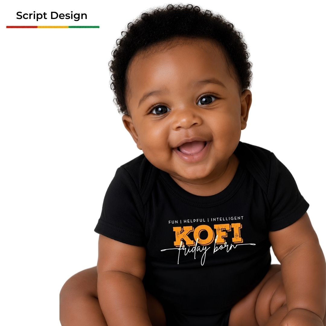 Ghana Born Day Baby Onesie ✨
