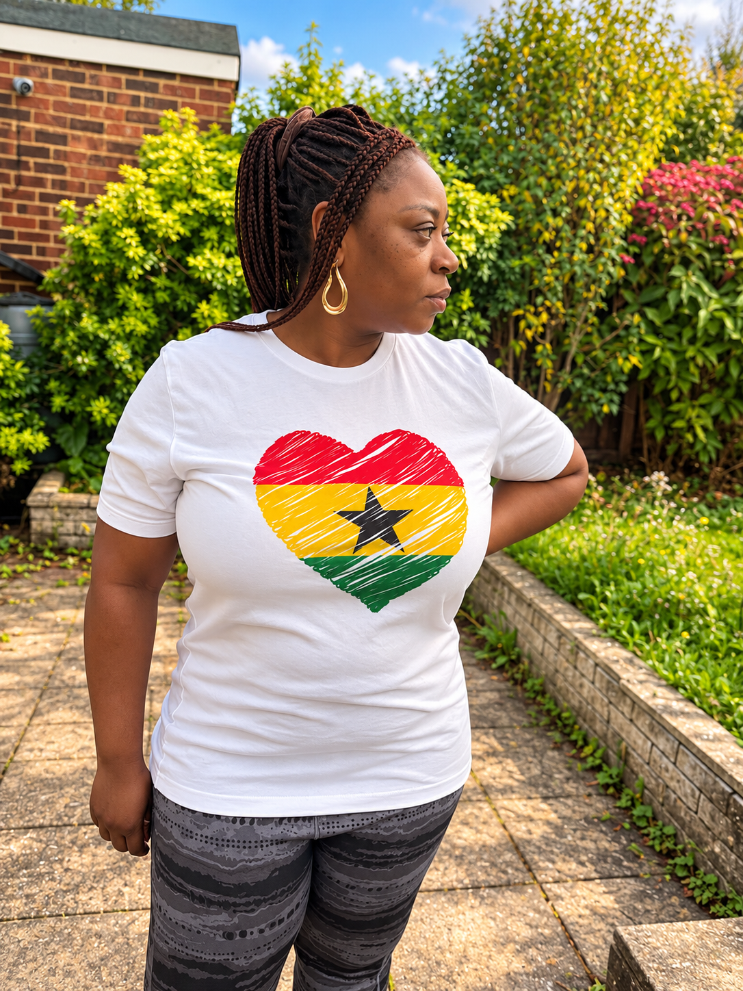 Ghana Heart Unisex Tee ❤️