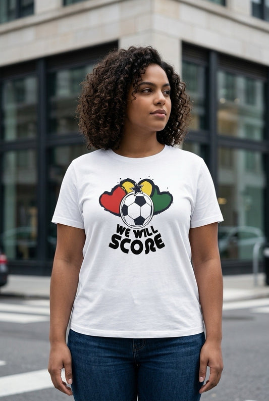 WE WILL SCORE (HEART EDITION) – UNISEX T-SHIRT