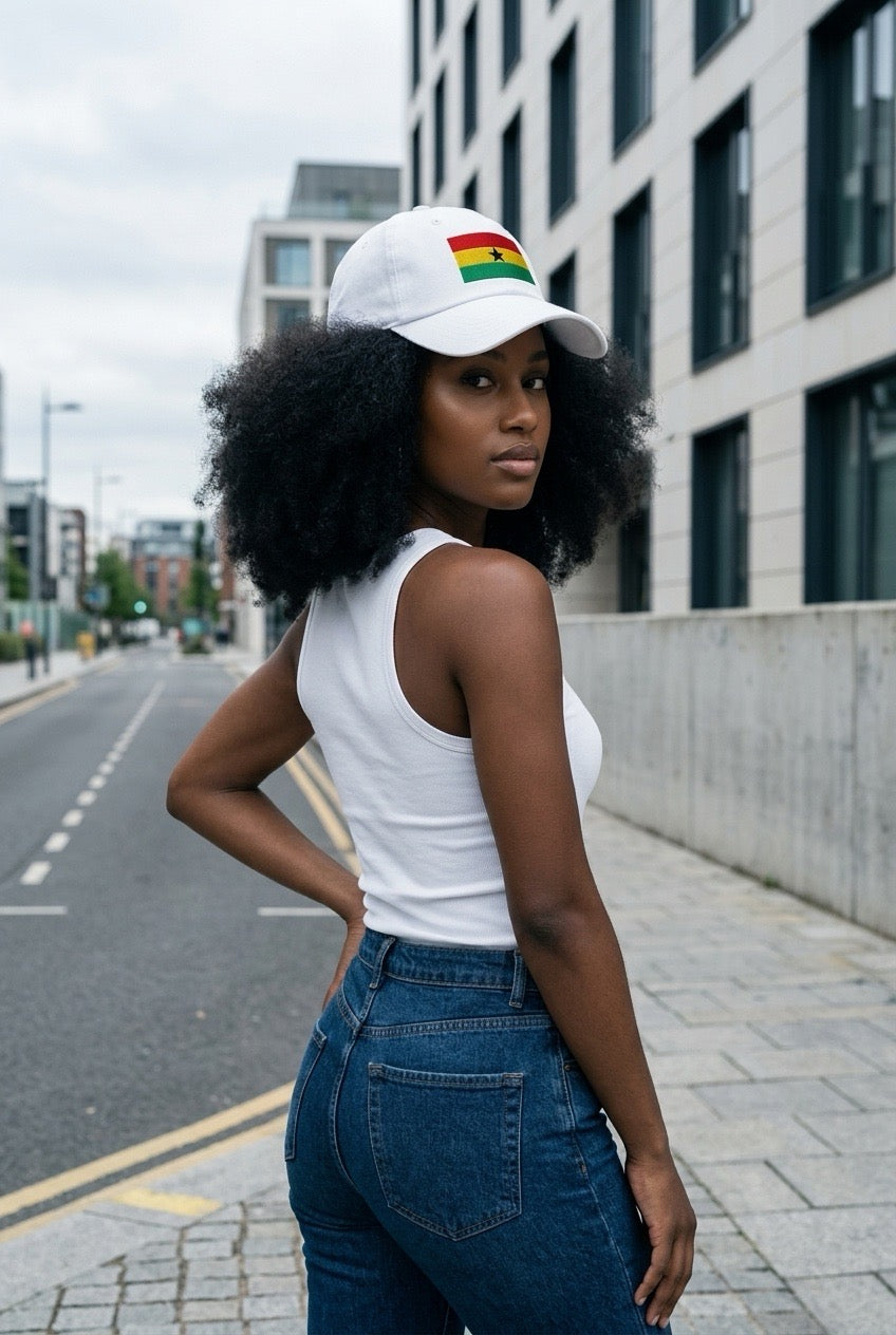 Ghana Flag Cap 🇬🇭