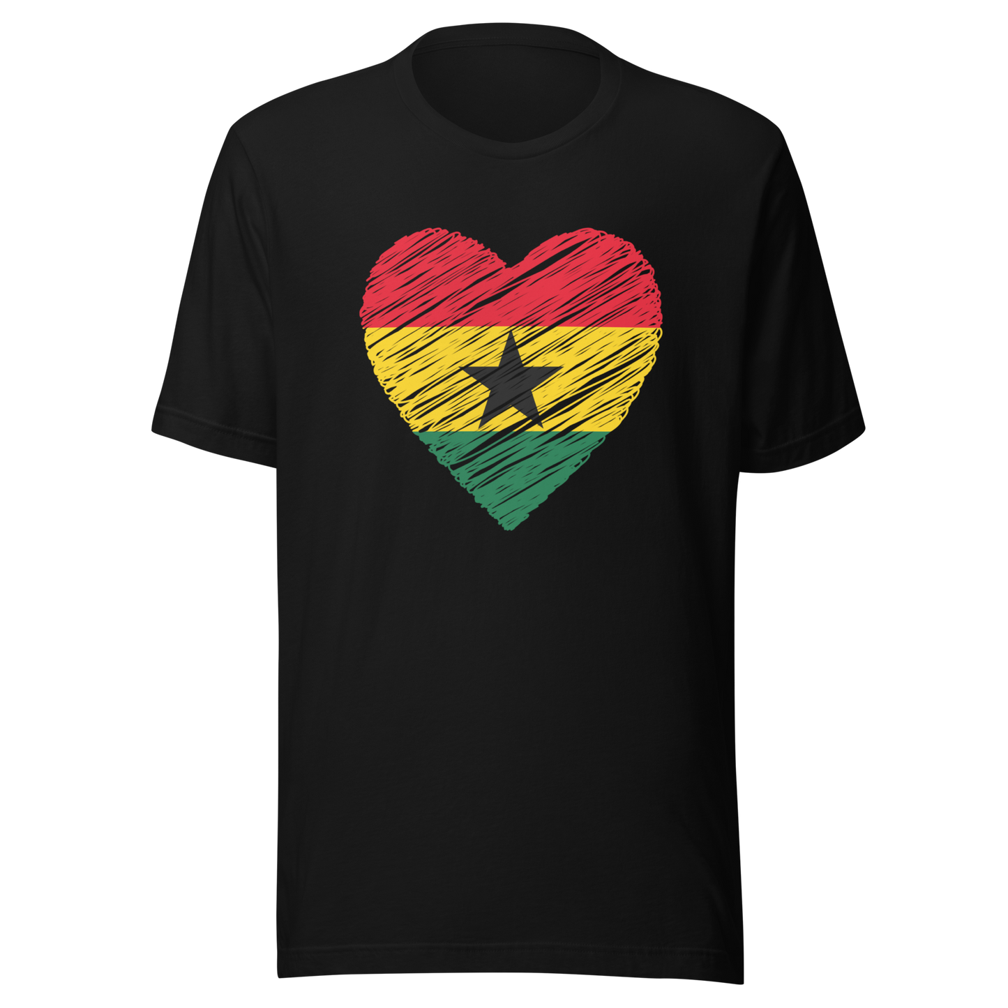 GHANA HEART T-SHIRT ❤️ – UNISEX T-SHIRT