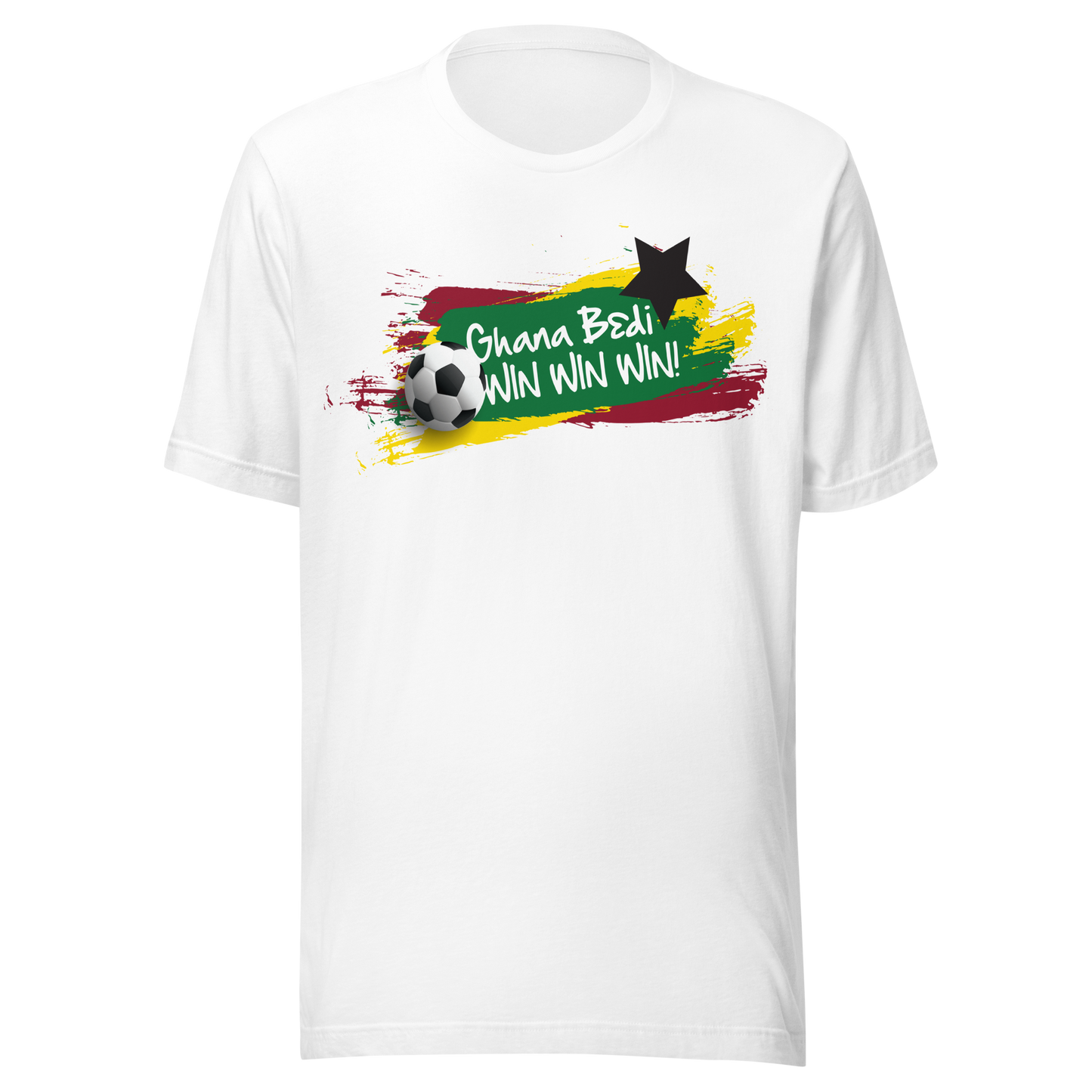 GHANA BEDI WIN WIN WIN  – UNISEX T-SHIRT