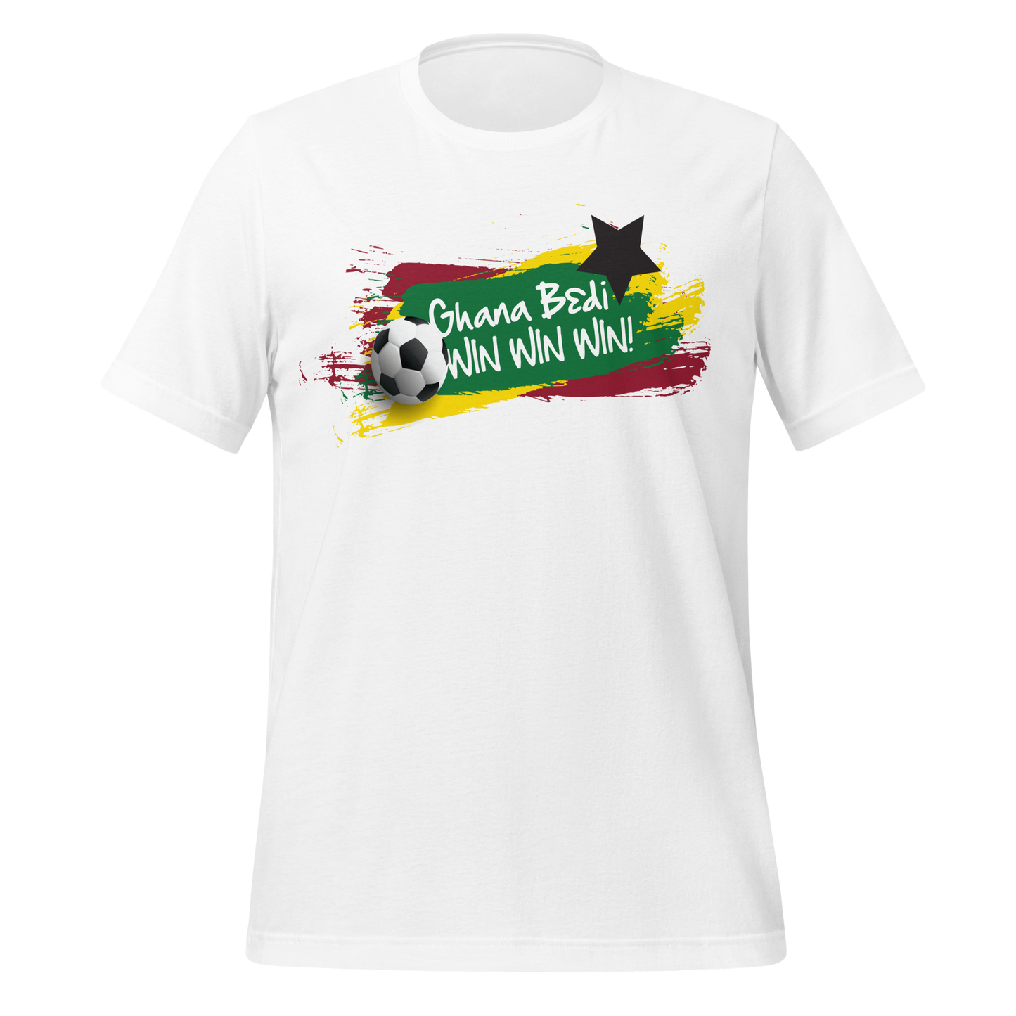 GHANA BEDI WIN WIN WIN  – UNISEX T-SHIRT
