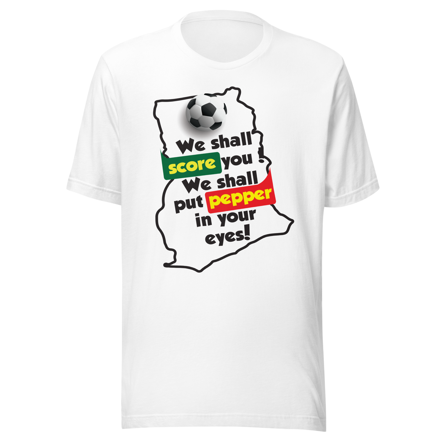 WE SHALL SCORE (PEPPER EDITION) – UNISEX T-SHIRT