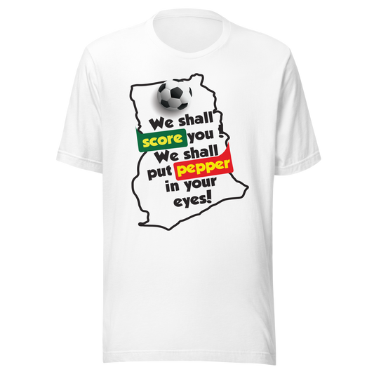 WE SHALL SCORE (PEPPER EDITION) – UNISEX T-SHIRT