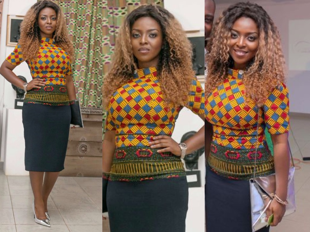 Yvonne Okoro Wows In African Dress By Pistis - Ghana Ladies